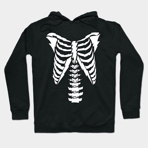 Skeleton Halloween Costume Hoodie by helloshirts